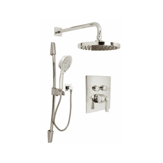  Huntington 63610 – 72 – Grifo monomando ducha llave de latón,  níquel satinado : Herramientas y Mejoras del Hogar